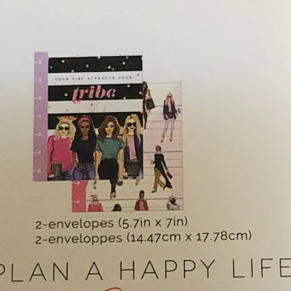The Happy Planner Rongrong Companion Accessories Get Chic Done 103 Pcs 7”X9” NIP